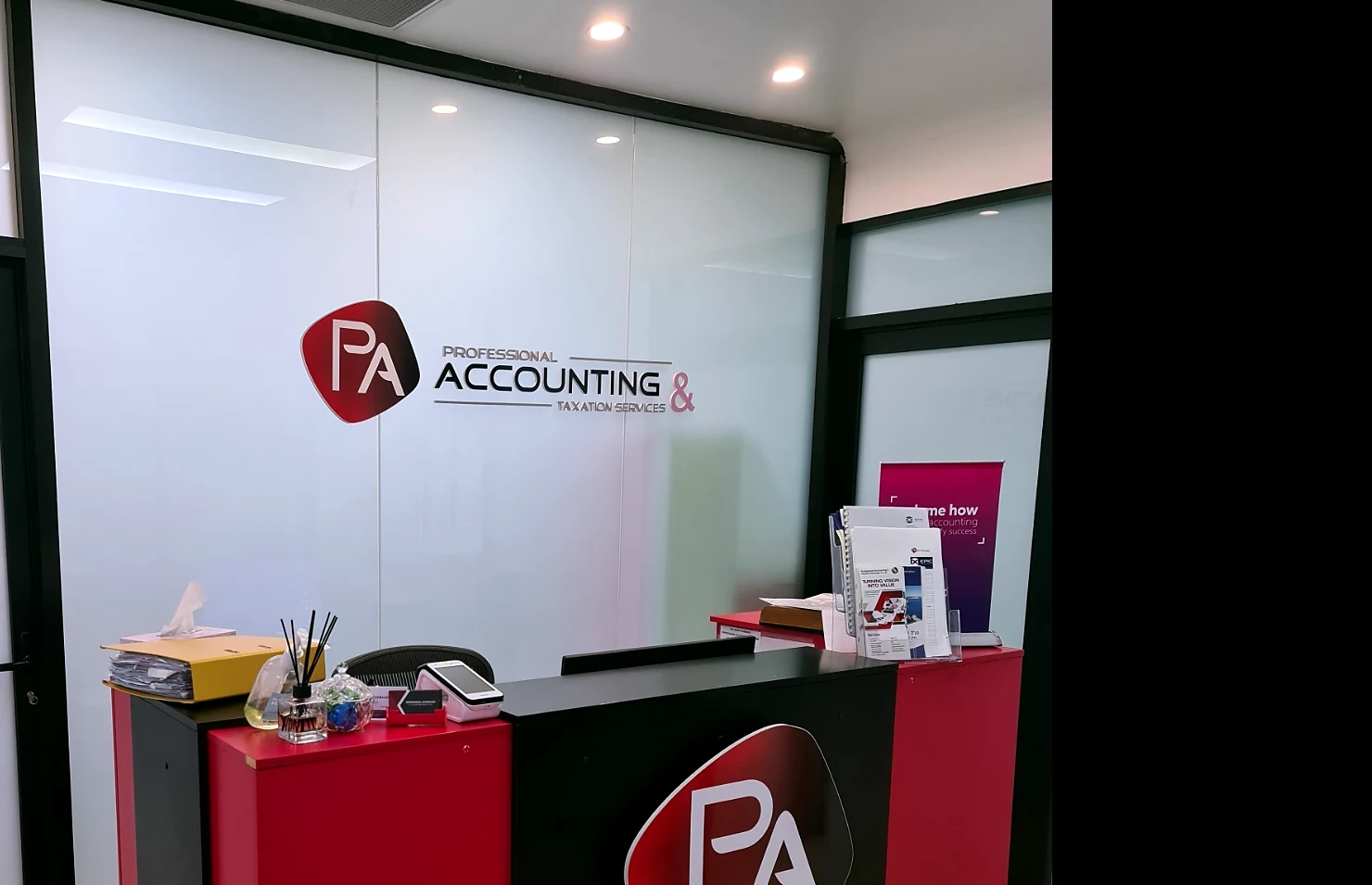 Professional Accounting office interior in Merrylands